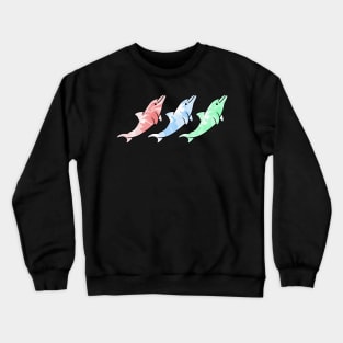 tie dye dolphin Crewneck Sweatshirt